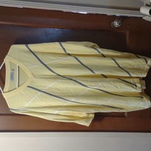 Men's big and tall 4X levane New York golf sweater preppy springtime casual